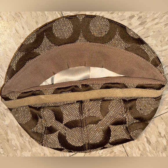 Coach Vintage Signature Karee Cap in Brown/Tan size Small - Picture 9 of 16